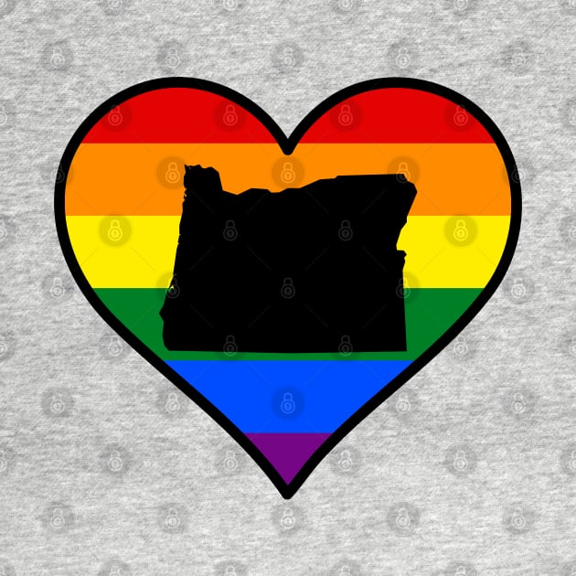 Oregon Pride Heart by fearcity